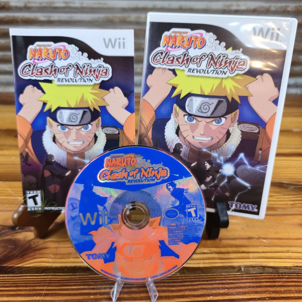 NINTENDO Wii - Naruto - Clash Of Ninja Revolution Complete NICE!